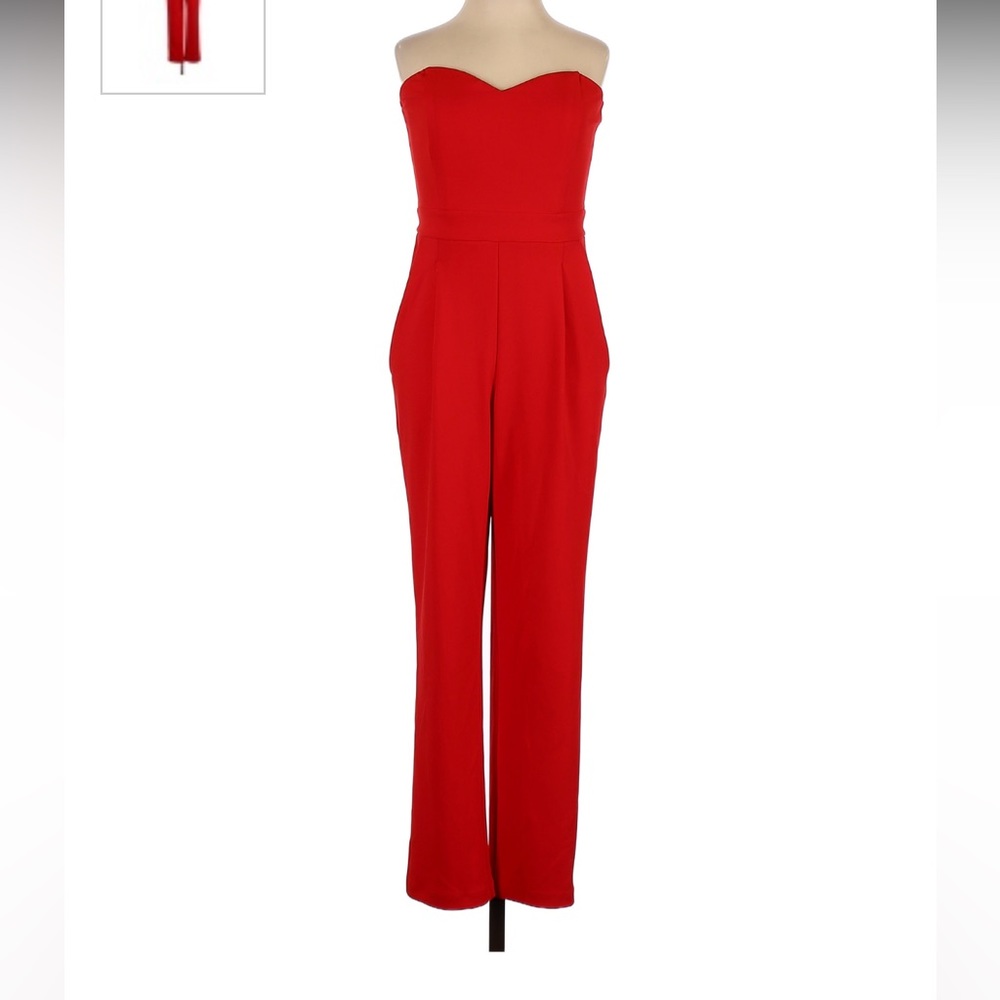 Express red jumpsuit